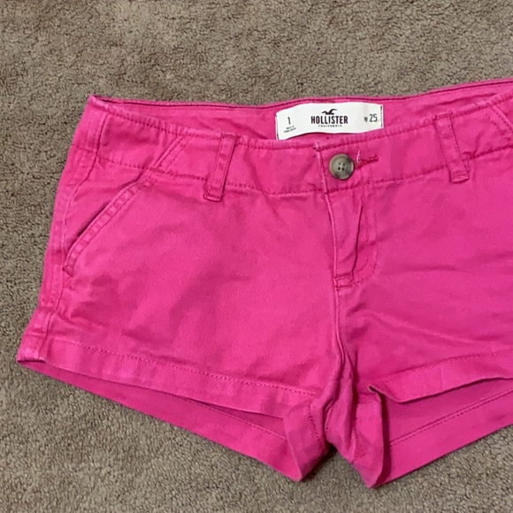 Hollister Hot Pink Shorts - Picture 2 of 10